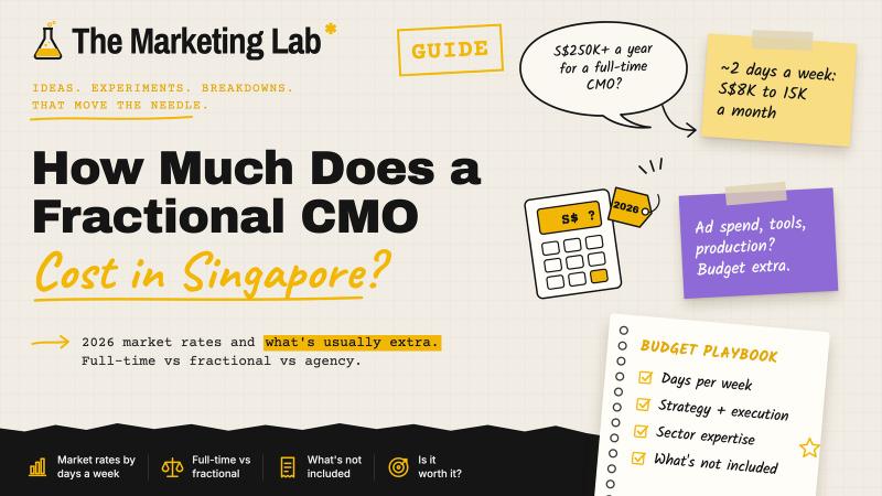 How Much Does a Fractional CMO Cost in Singapore?