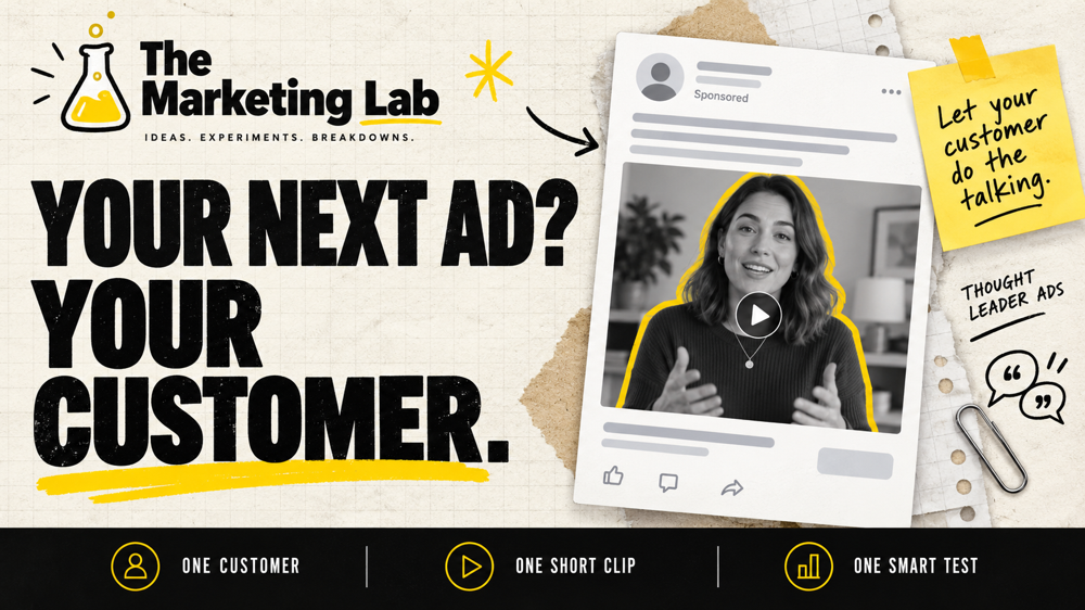 Your next LinkedIn ad could come from your customer